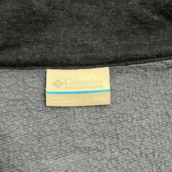 Columbia Men's Zip-Up Sweater in Blue - Picture 2 of 3